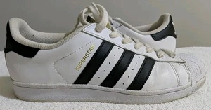 Adidas Superstar White Black Size 8 Sneakers - Picture 1 of 10