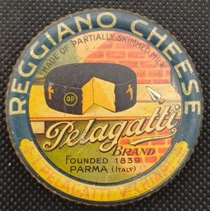 REGGIANO CHEESE PELAGATTI - SIGILLO DI LATTA PER FORME DI FORMAGGIO - VINTAGE - Imagen 1 de 4