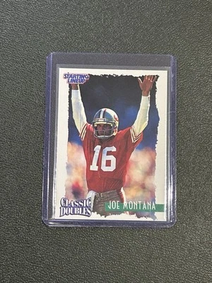 1997 Kenner Starting Lineup Classic Doubles Joe Montana (Arms Upraised)  C3 - Image 1 of 2