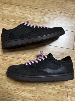 Talla 11 Travis Scott x Nike Air Jordan 1 Low OG SP Terciopelo Marrón Moca DM7866-202 Foto 1 de 4