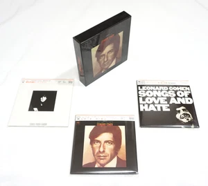 Leonard Cohen - Mini LP CD 3 Titles Set + Promo Box Paper Sleeve Obi Sony Japan - Picture 1 of 11