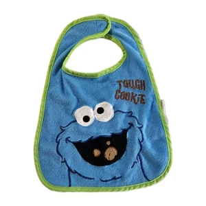 Sesamstraße Krümelmonster Baby Lätzchen - Blau Säugling Fütterung Zubehör - Bild 1 von 7