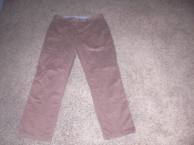 PANTALONES CHINOS DANIEL CREMIEUX 35x32 marrón puro algodón frente plano Foto 1 de 4