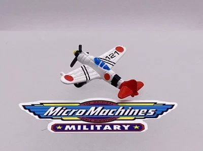 Micro Máquinas Militares Mini A6M Zero Fighter Aircraft Galoob LGTI 1989 Foto 1 de 4