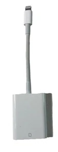 Original Apple Lightning vers SD Card Lecteur Caméra iPhone/iPad A1595 MJYT2AM/A - Photo 1/2