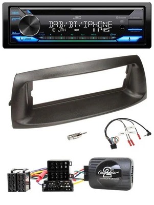 JVC Bluetooth Lenkrad USB DAB CD Autoradio für Fiat Punto 1999-2005 - Bild 1 von 4