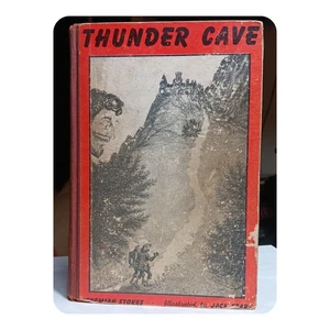 Thunder Cave 1945 HC Bookcraft 1st Ed Jack Sears Stokes Illustrated RARE - Foto 1 di 19