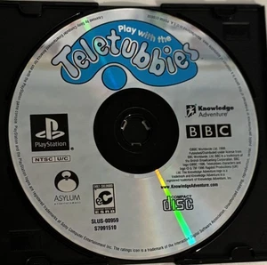 Play With the Teletubbies (Sony PlayStation 1, 2000 PS1) - Disque seul - Photo 1/2
