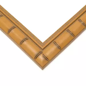 22x10 Light Brown Bamboo Real Wood Picture Frame Width 1.5 inches | Interior Fra - Picture 1 of 8