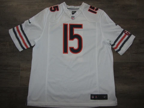 Chicago Bears Brandon Marshall Nike NFL Football Jersey #15 Team White XL Rare Cover