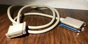 5ft Centronics/Cent50pin/wire SCSI Male~Female+Male External M~F+M Split Cable - Picture 1 of 3