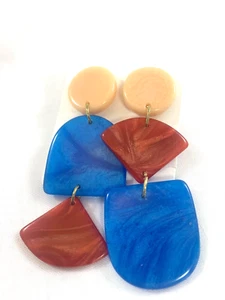 Bruna Earring Multi Color Drop/Dangle - Picture 1 of 3