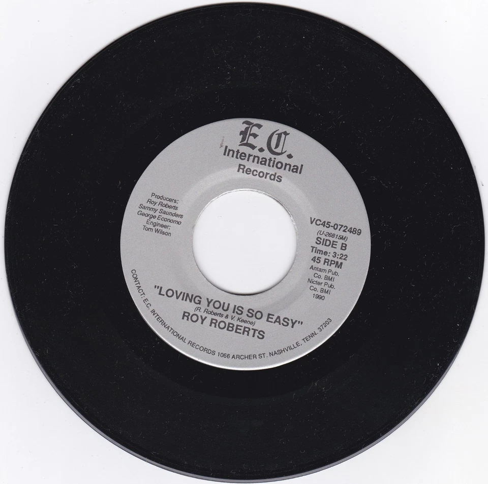 70'S SOUL 45 RPM - ROY ROBERTS ON E.C. INTERNATIONAL - RARE! BEAUTIFUL COPY - Image 1 of 1