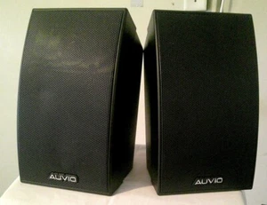 Auvio 3.5 L/R Speakers - 50Watts Max power - 8 Ohms - Bookshelf/Wall Mount -Used - Picture 1 of 4