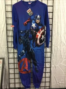 Marvel Kids Avengers One Piece Pajama Size 7-8 - Picture 1 of 2
