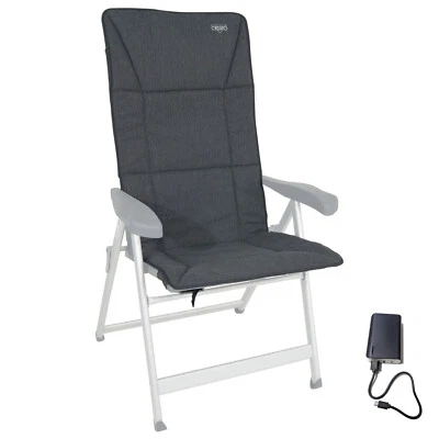 CRESPO Hochlehner Garten Stuhl Auflage HC 237 Camping Sitz Kissen Beheizbar Akku - Bild 1 von 4