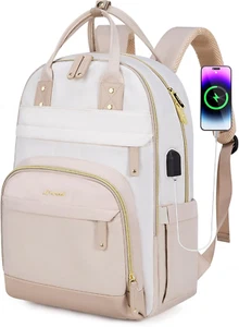 Laptop Backpack Women,Large Capacity 15.6 Inch Laptop Bag Travel Backpack for Wo - Picture 1 of 8