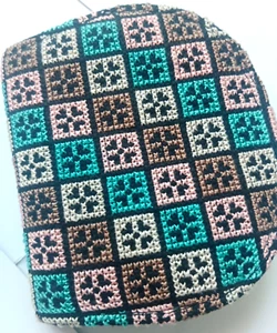 Women's Coin Purse Made Of Multi-Colored Hand-Woven Fabric . - Picture 1 of 7