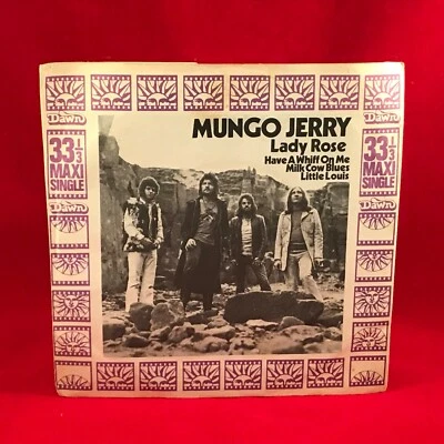 MUNGO JERRY Lady Rose EP 1971 UK 4-track 7" vinyl single Have A Whiff On Me 45 - Image 1 of 3