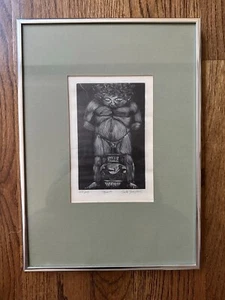 MCM Sante Graziani Signed Numbered Original Etching AQUARIUS Artist's Proof - Picture 1 of 7