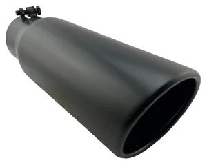 Diesel Truck Bolt On Exhaust Tip 4" Inlet 5" Out 5.9L 6.0L 6.4L 6.6L 6.7L 7.3L - Picture 1 of 4