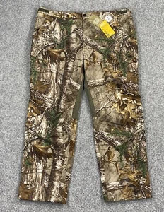 Carhartt Mens Buckfield Pants Rain Defender Camouflage Size 2XL - Picture 1 of 17