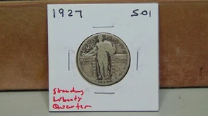 1927 Standing Liberty Quarter - Imagen 1 de 4