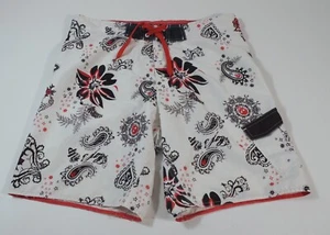 Joe Boxer Herren Badehose weiß geblümt Größe M - Bild 1 von 6