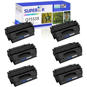6PK Q7553X Kaseta z tonerem do HP LaserJet P2015 P2015D P2015DN P2015N P2015X - Zdjęcie 1 z 24