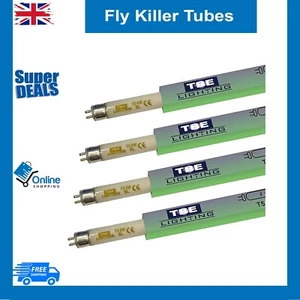 Tbe Lighting 6w Uv Fly Killer Tubes - 4 Pack - T5 Bl 368nm Bug Zapper Ultra Vio - Picture 1 of 10