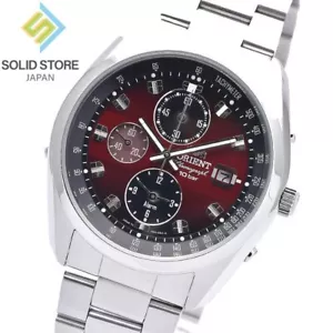 ORIENT Sports Neo 70’s HORIZON WV0031TY Cronógrafo Reloj Solar Esfera Roja 42mm - Imagen 1 de 6
