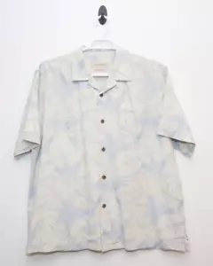 Tommy Bahama Hemd Gr. XL Original Fit Seide Baumwolle Hawaii Blau - Bild 1 von 14