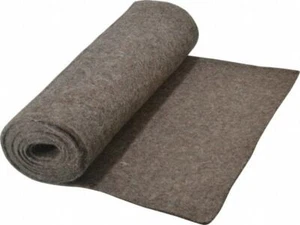 Gray Pressed F-13 Wool Felt Sheet 1.1 Lbs/Square Yd, 72" x 12" x 1/8" Thick - Picture 1 of 1