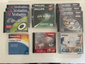 Philips, Fuji Film, Verbatim etc x 11 CD-R Slim Jewel Case - Afbeelding 1 van 7