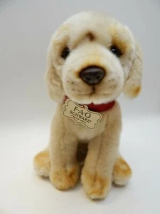 FAO Schwarz Fifth Avenue Plüsch Gelb Labrador Golden Retreiver Hund 10 Zoll - Bild 1 von 9