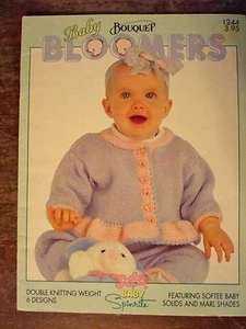 BOUQUET Baby Knitting Patterns Bloomers Spirit Book - Picture 1 of 4
