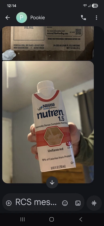 Nestlé Nutren 1.5 Cal Formula 24 sin sabor Exp 12/2026 Foto 1 de 2