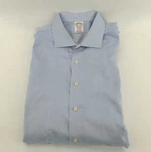 Brooks Brothers Herren blau gestreift Button Down Hemd Größe 18 1/2-34 Madison - Bild 1 von 8