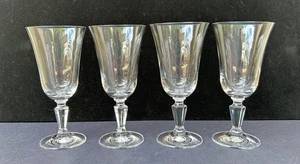 ROGASKA Miller Alfresco Iced Tea Glasses Lead Crystal, 8", 12 Oz, 3.75" Set of 4 - Picture 1 of 6