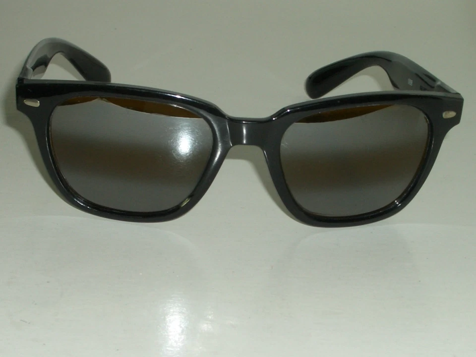 GAFAS DE SOL VUARNET Px 088 NEGRO BRILLANTE DOBLE DEGRADADO ESPEJO MARRÓN CRISTAL LENTES Foto 1 de 4