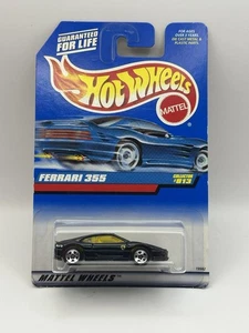 1997 Hot Wheels Mainline/Collector #813 FERRARI 355 Black w/Chrome 5 Spoke Wheel - Picture 1 of 6