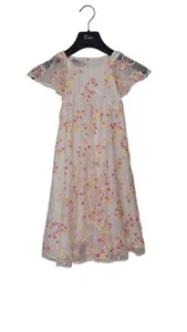 Christian Dior Lightweight White Yellow Pink Floral Girls Dress Size 8 - Picture 1 of 16