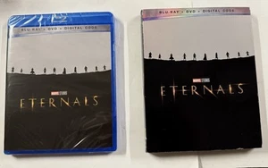 Marvel Eternals (Blu-ray + DVD + Digital Code) MCU Slipcover New Factory Sealed - Picture 1 of 12