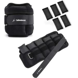 Adjustable Ankle Weights 1-5 Lbs Leg Weights for Men Women,Wrist Ankle Weight... - Picture 1 of 7