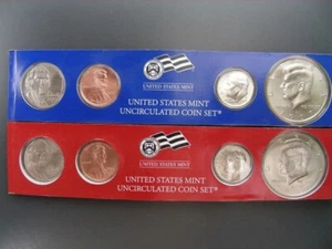 2007 US Mint Münzen Satinoberfläche P&D 1c, 5c, 10c, 50c in neuwertig Verpackung - Bild 1 von 1