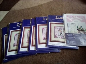 Anchor embroidery kit, Wedding Sampler x 8 - Picture 1 of 3