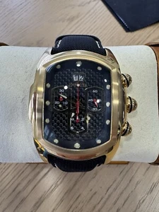 Invicta Herren Kohlefaser Lupah Grand Chronograph Lederband Uhr #5000 - Bild 1 von 9