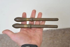 Paar alte Bronze-Sicherungsstifte für klassisches Boot 17,5 cm - VERSANDKOSTENFREI - Bild 1 von 4
