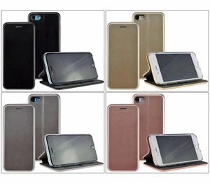 Klapp Hülle Book-Style Tasche Handyhülle mit Kartenfach für iPhone 8 Plus (5.5") - Photo 1/10