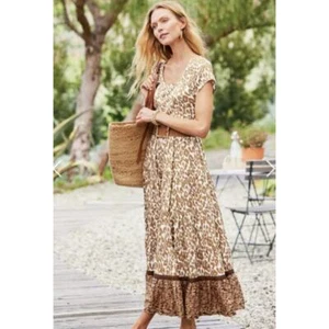 NWT Soft Surroundings White Mocha Leopard Print Kara Size 2X  - 22W - Picture 1 of 6